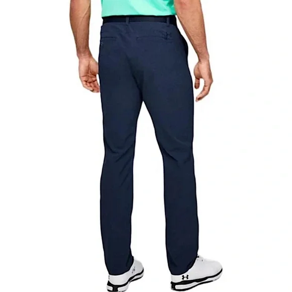 UNDER ARMOUR • Navy Blue Match Play Vented Pants - Picture 4 of 7